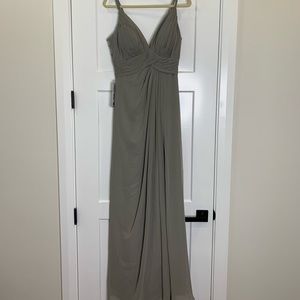 Silver Azazie Bridesmaid Dress. Brand New.